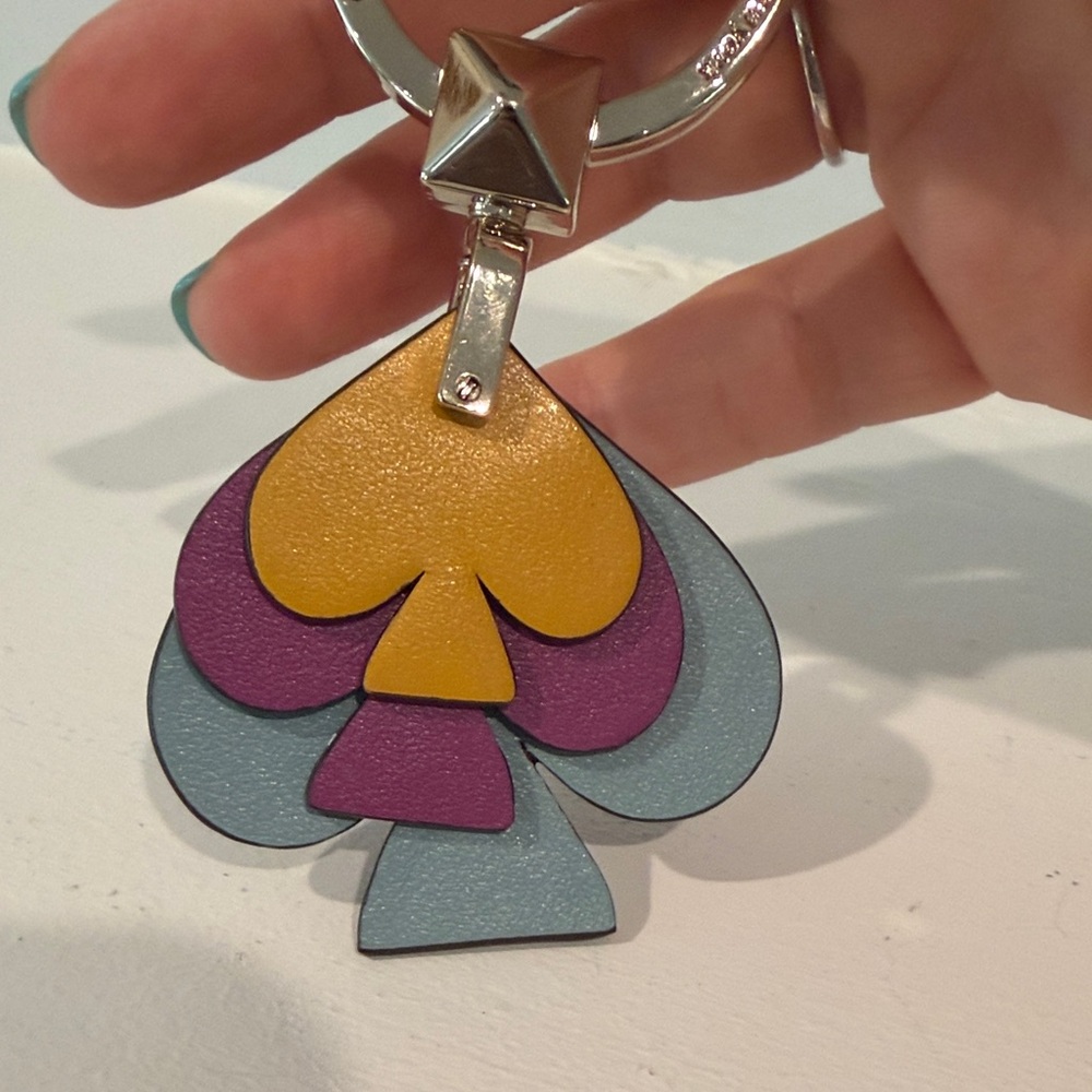 KATE SPADE Spade Keychain/Fob EUC - Picture 3 of 5